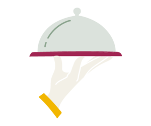 Illustration einer Speiseglocke