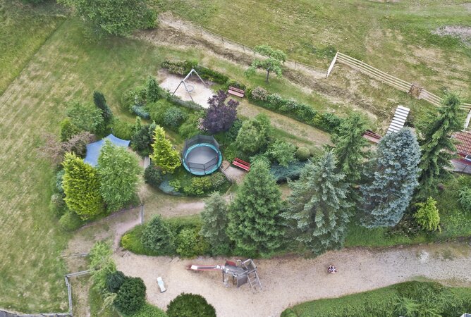 Luftaufnahme vom Bergspielplatz