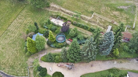 Luftaufnahme vom Bergspielplatz